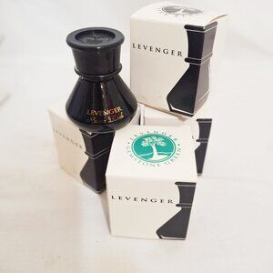 Levenger Fountain Pen 4 Bottles Ink Refill 50ml ea. Red Green Black New